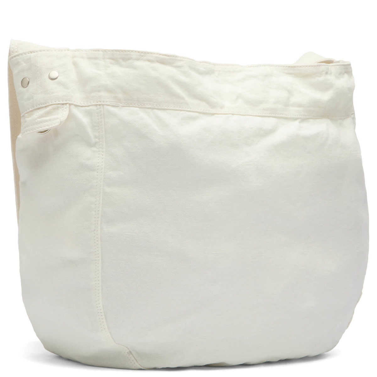 Nothing Written Women's Linen Cross Body Bag in White 