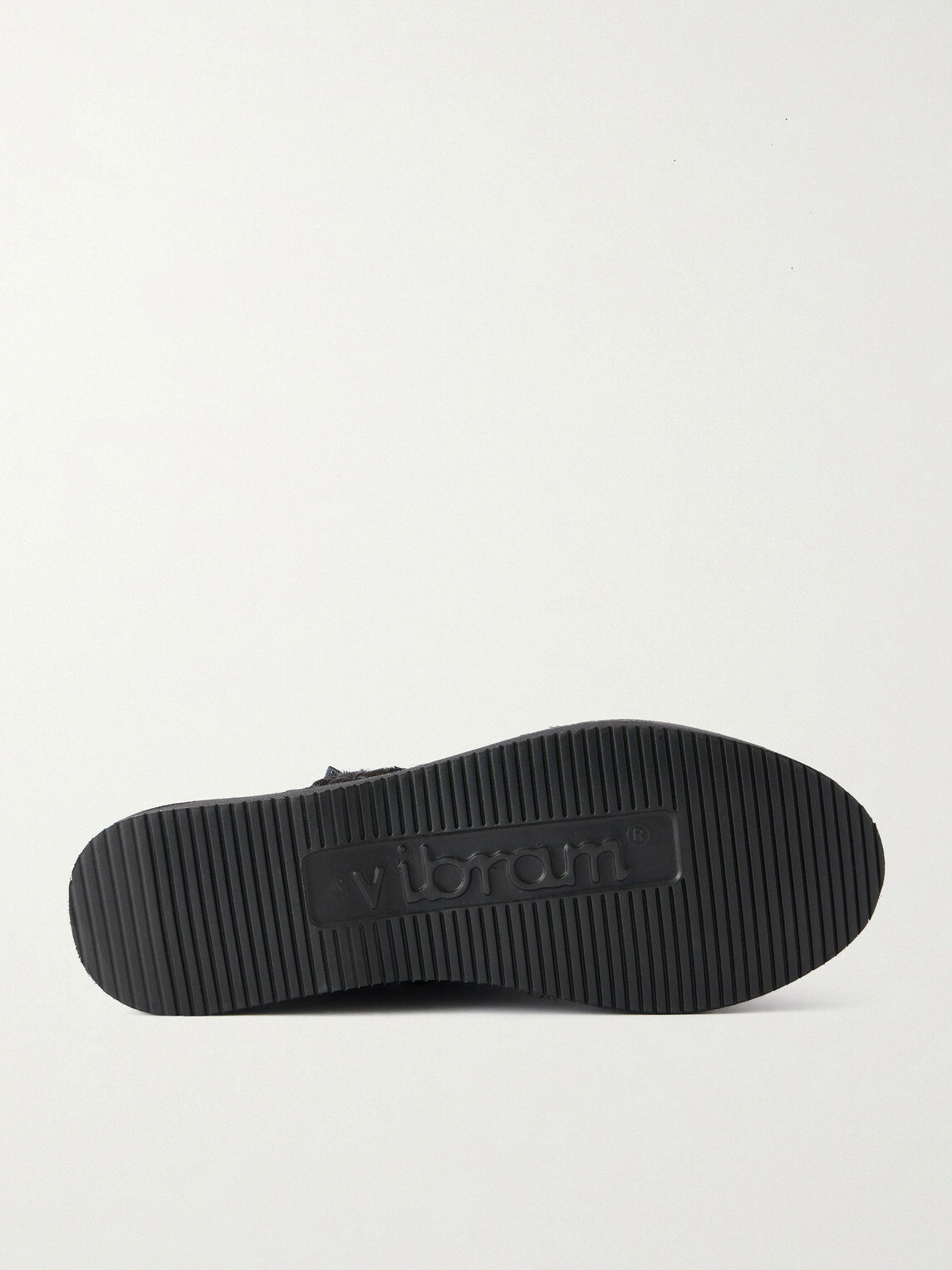 Yuketen - Woven Calf Hair Huarache Sandals - Black