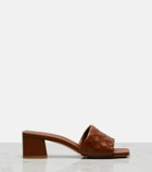 Bottega Veneta Parco Intrecciato leather mules