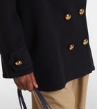 Loewe Pebble wool peacoat