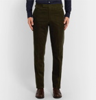 Richard James - Dark-Green Slim-Fit Cotton-Corduroy Suit Trousers - Dark green