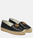 Gucci - Double G leather espadrilles
