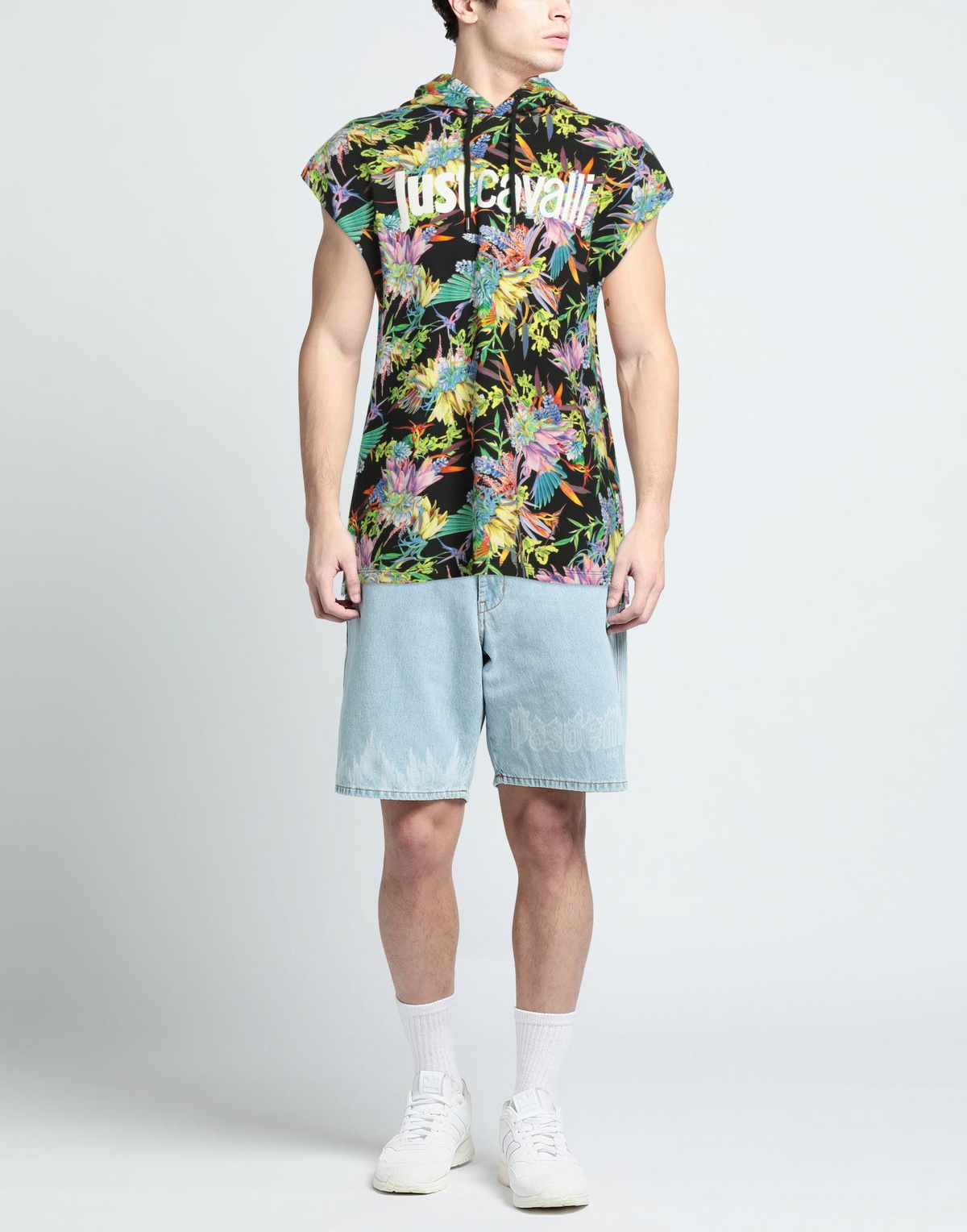 Just Cavalli Mens Sweatshirt in Black