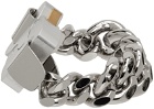 1017 ALYX 9SM Silver Hero 4x Chain Bracelet