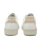 Veja Men's V-12 Leather Sneakers in Extra White/Sable