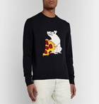 rag & bone - Intarsia Cotton and Cashmere-Blend Sweater - Black