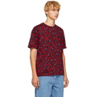 Kenzo Red Leopard Straight T-Shirt