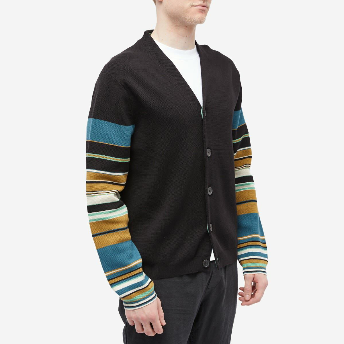 Paul Smith Black Striped Cardigan