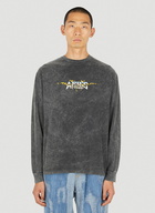 Chrome Desert Long Sleeve T-Shirt in Dark Grey