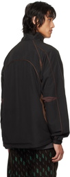 Robyn Lynch Black & Brown Pullover Jacket