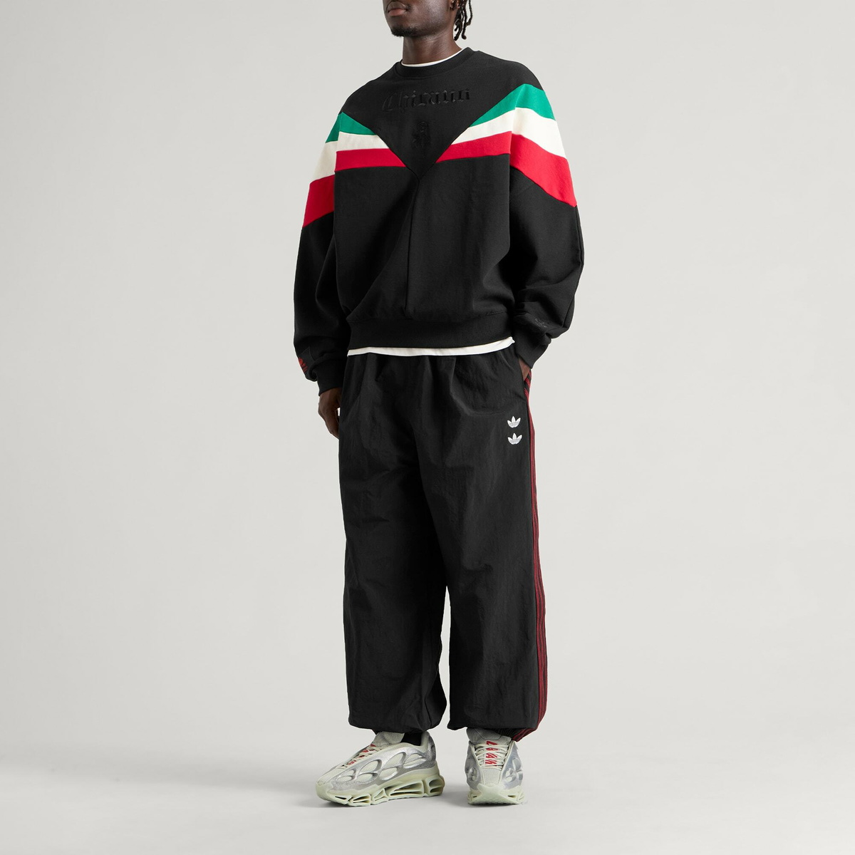 Adidas Men's x Willy Chavarria Chicano Sweatshirt in Black