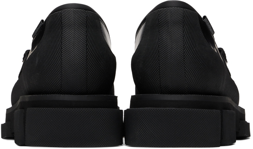 both Black Gao Loafers