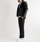 Nike - NSW Panelled Fleece and Quilted Shell Hooded Jacket - Black