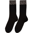 Giorgio Armani Black Trim Basic Socks