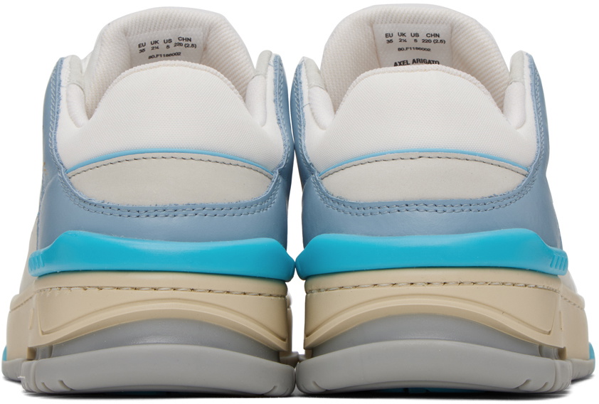 Axel Arigato White & Blue Area Lo Sneakers