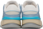 Axel Arigato White & Blue Area Lo Sneakers