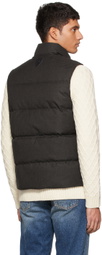 Nobis Black Down Vale Quilted Vest