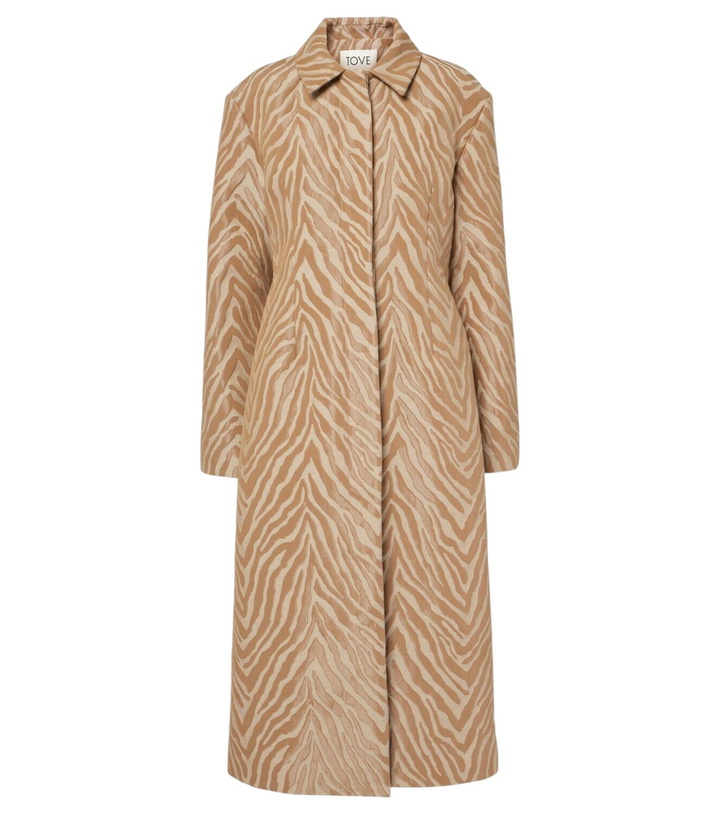 Photo: Tove Mira cotton-blend jacquard coat