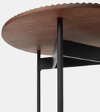 Zanat Piano Small walnut side table by Ludovica and Roberto Palomba