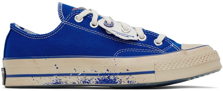 Photo: ADER error Blue Converse Edition Chuck 70 OX Sneakers