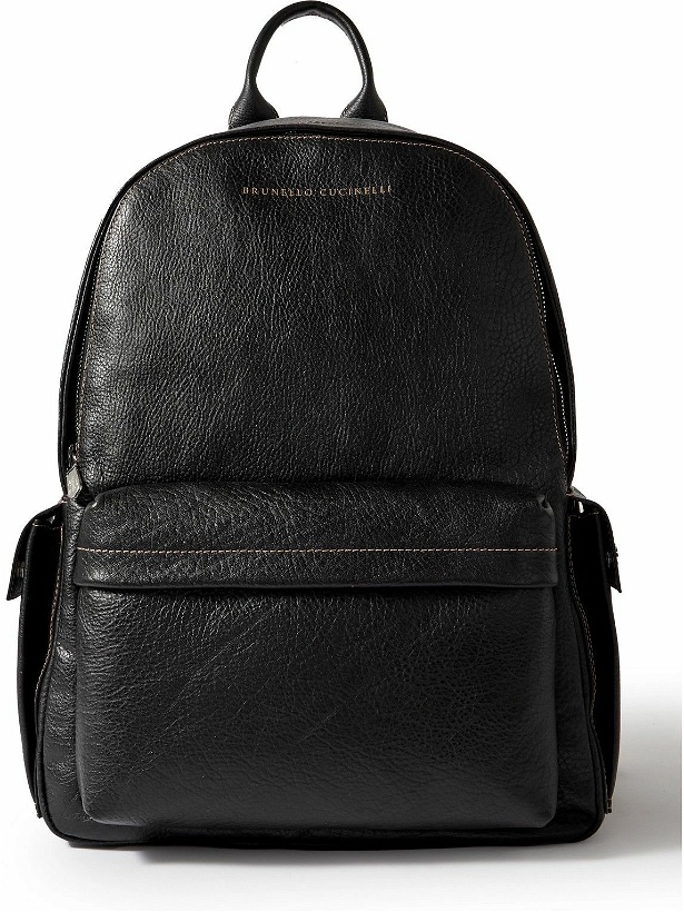 Photo: Brunello Cucinelli - Full-Grain Leather Backpack