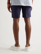 Brioni - Tropical Linen Shorts - Blue