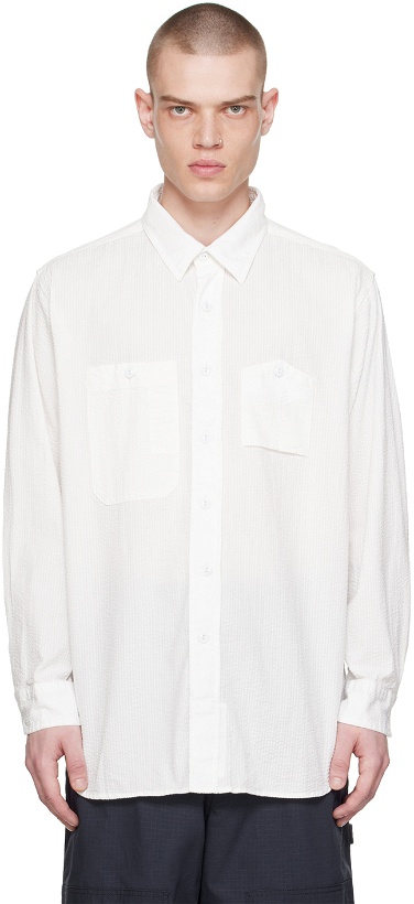 Photo: Engineered Garments White Work Shirt