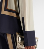 SIR Printed silk shirt