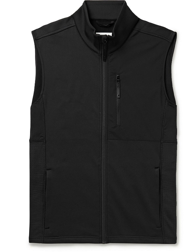 Photo: Aztech Mountain - Panelled Stretch-Jersey and Ripstop Gilet - Black