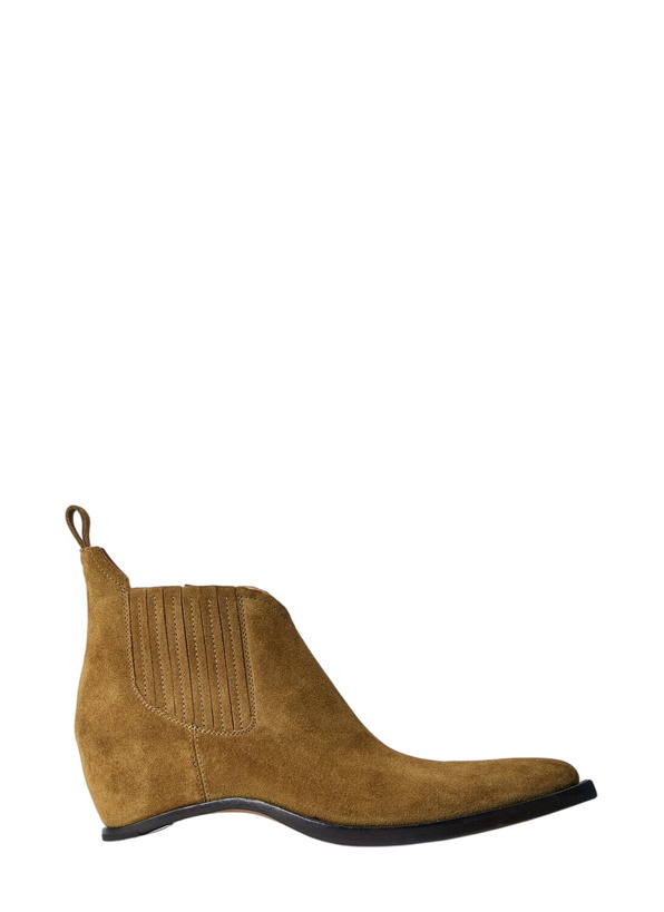 Photo: Maison Margiela Heel-Less Western Chelsea Boots 