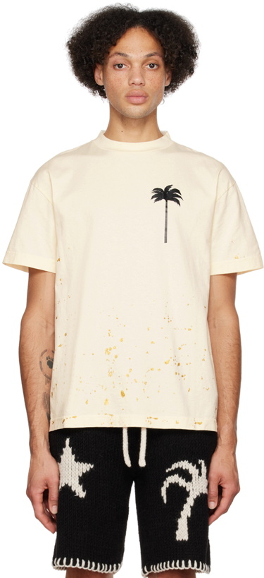 Photo: Palm Angels Off-White PXP Painted T-Shirt