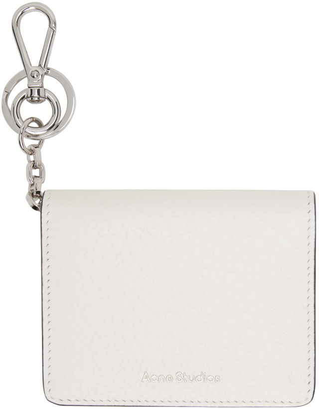 Photo: Acne Studios White Folded Leather Wallet