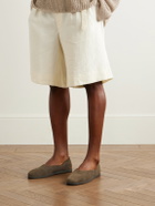 Stòffa - Suede Slippers - Brown
