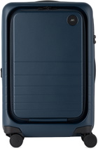 Monos Navy Expandable Carry-On Pro Suitcase
