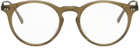 Brunello Cucinelli Khaki Eduardo-R Glasses