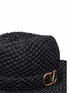 VALENTINO GARAVANI - V Logo Signature Straw Hat