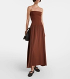 Eres Oda pleated maxi dress