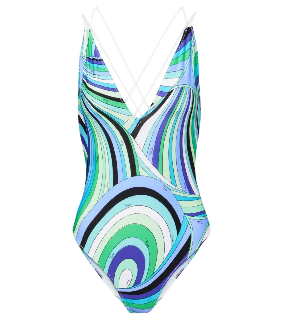 PUCCI Pink Onde-Print Eye Mask Emilio Pucci