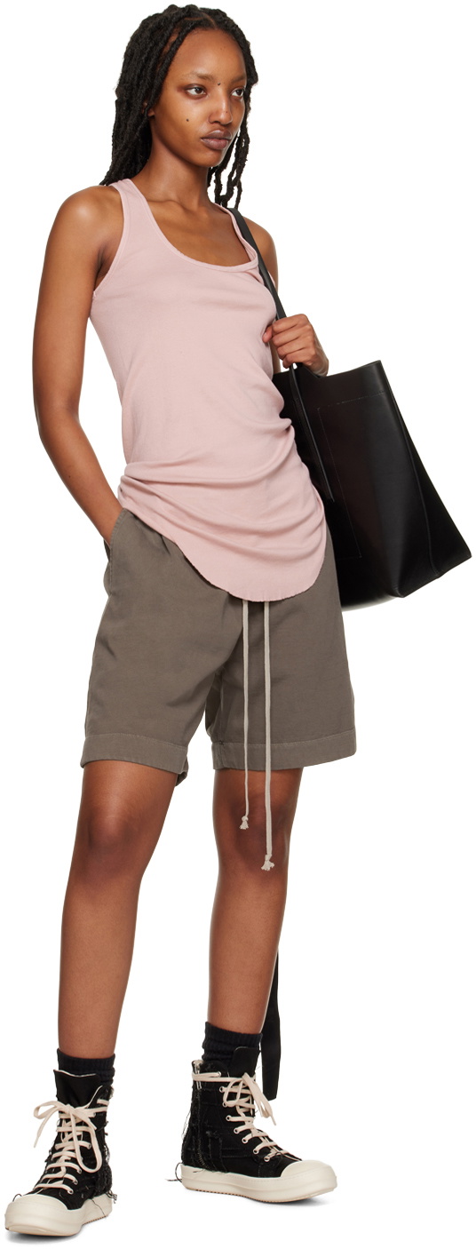 Rick Owens DRKSHDW Gray Drawstring Shorts