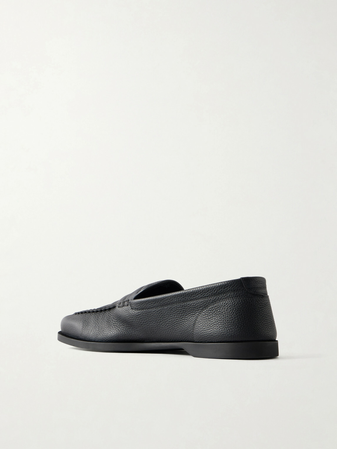 John Lobb - Pace Full-Grain Leather Loafers - Black