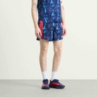 Adidas Running Men's adidas x Labrum Gel Shorts in Dark Blue Lucid Red