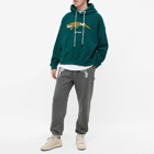 Palm Angels Men's Croccodile Popover Hoody in Green/Green