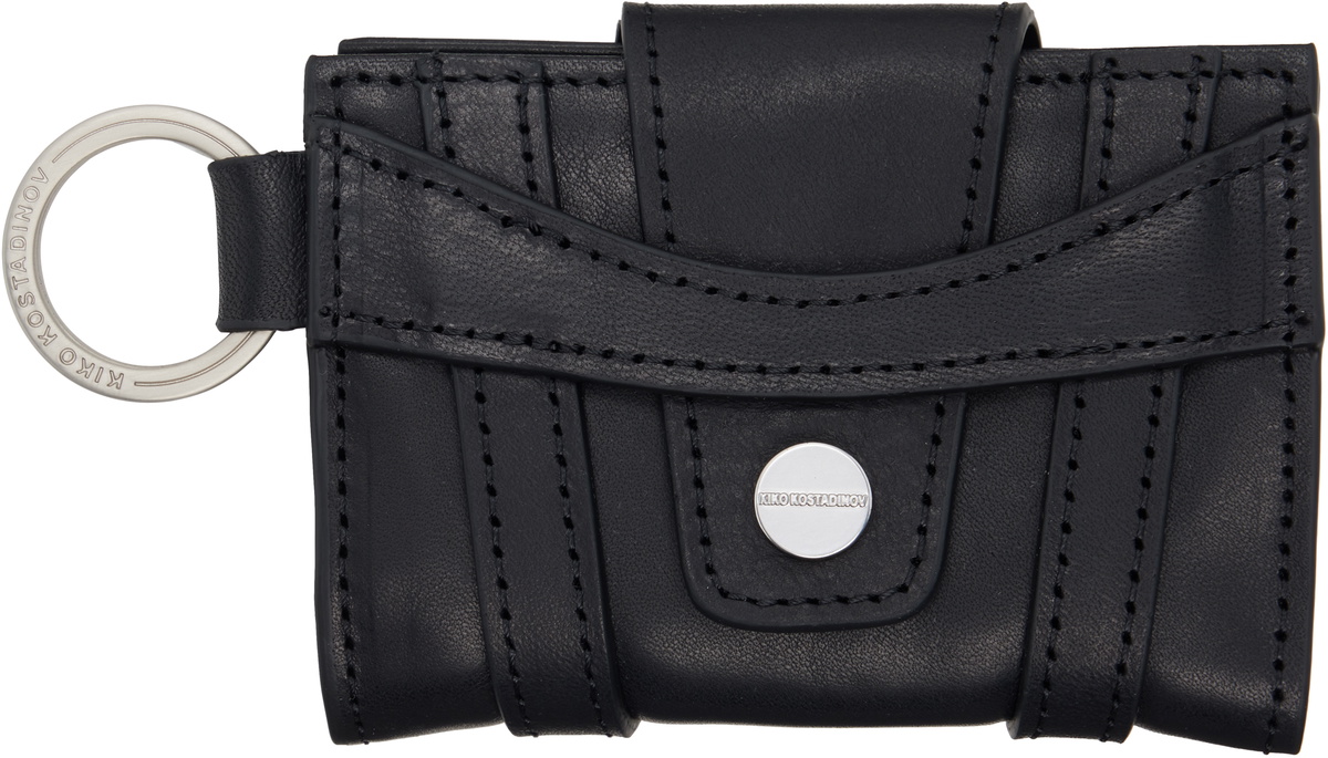Kiko Kostadinov Black Ohne Key Wallet Kiko Kostadinov