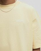 Axel Arigato Honor Washed Tee yellow Mens Shortsleefe