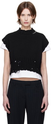 Marni Black Sleeveless Crewneck Sweater
