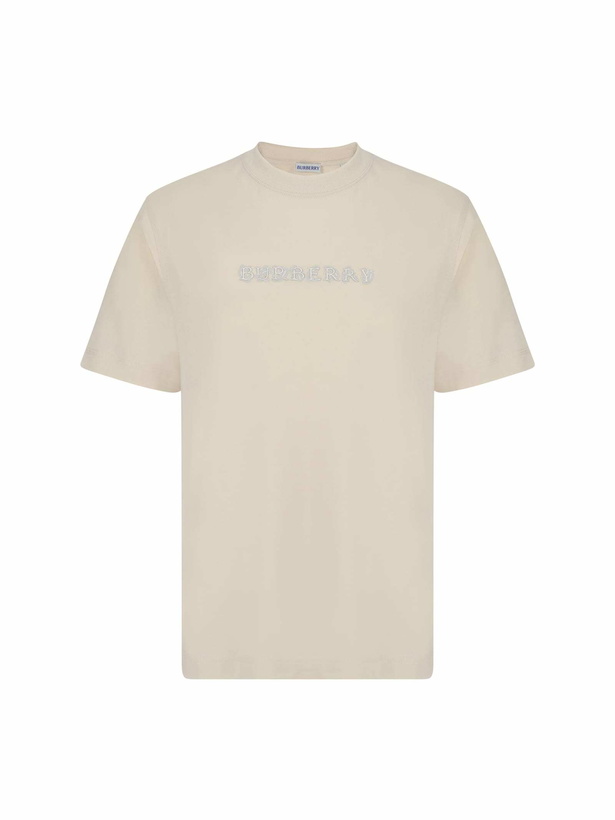 Photo: Burberry Sand Cotton T-shirt