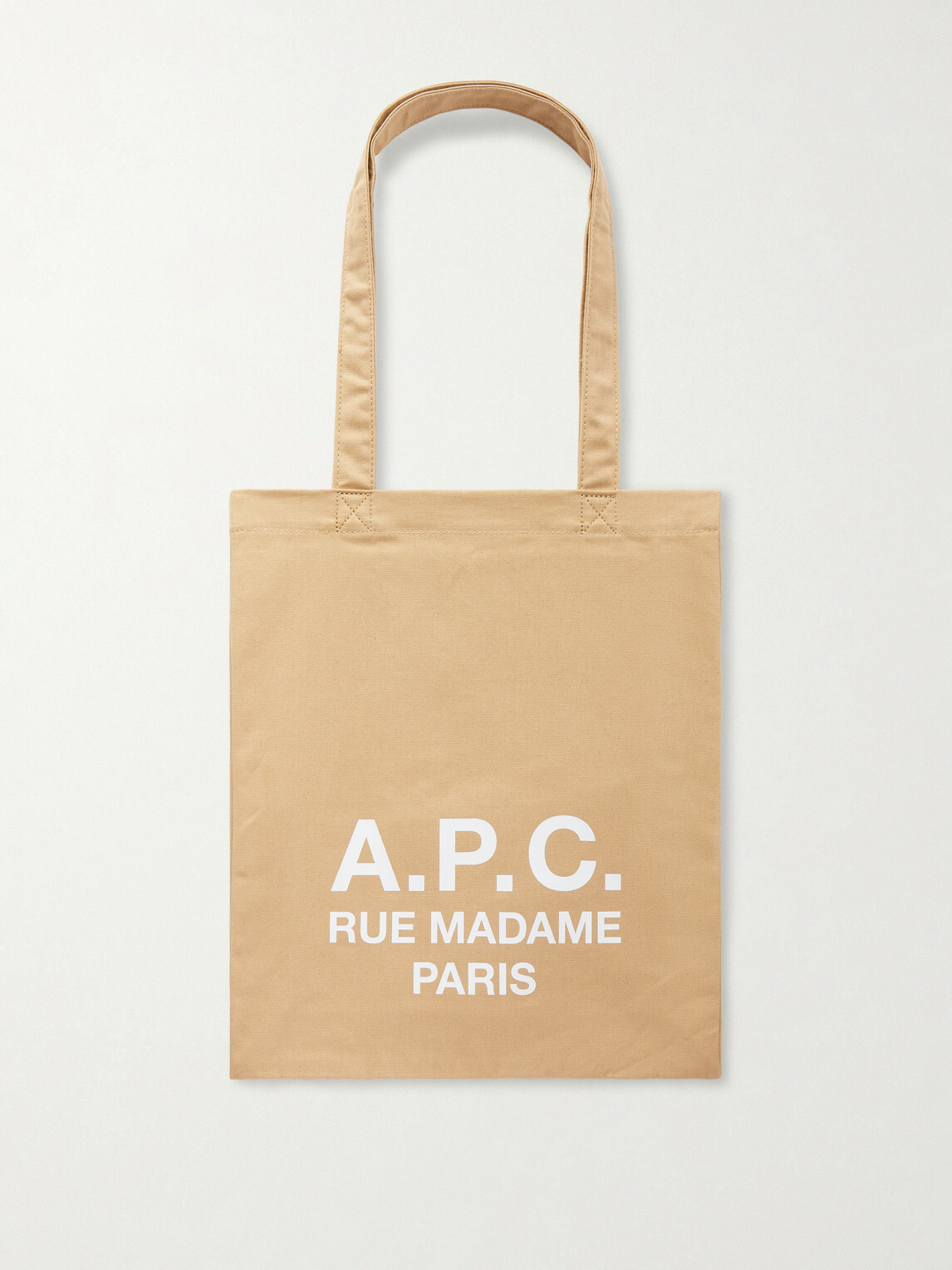A.P.C. - Lou Rue Madame 2.0 Logo-Print Canvas Tote Bag A.P.C.