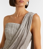 Marmar Halim Pleated bustier gown