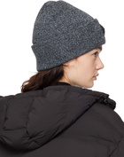 Alexander Wang Navy Dome Logo Beanie