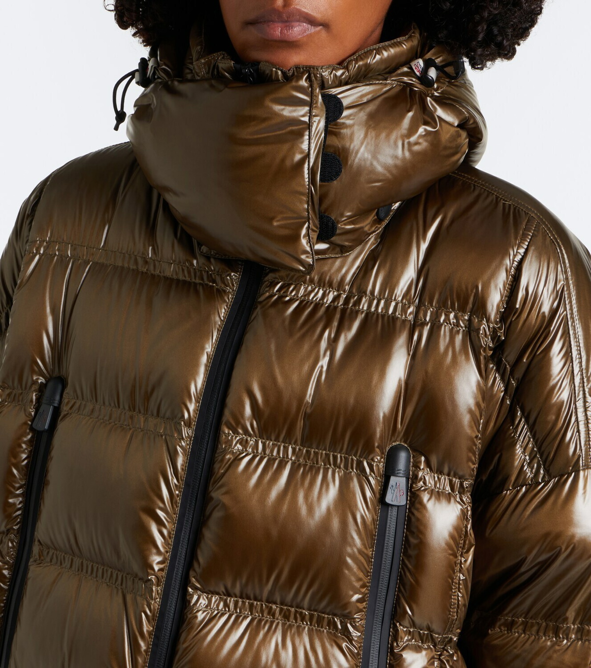 Moncler Grenoble Rochelairs hooded down coat